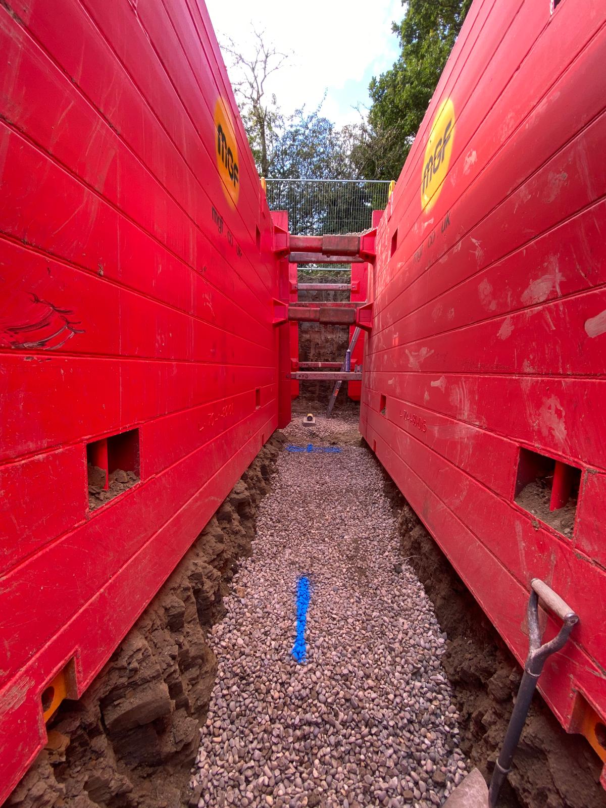 Road infrastructure work